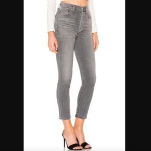 CoH Olivia Crop High Rise Slim Granite